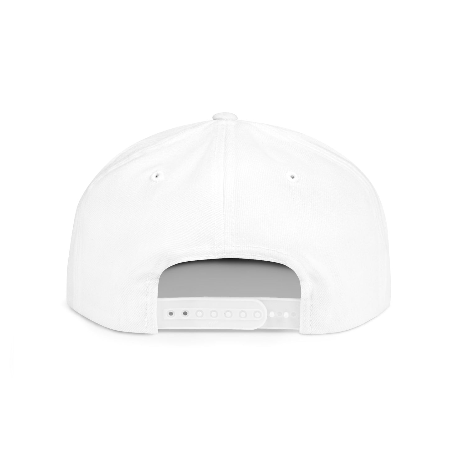 Kidz of God Flat Bill Snapback Hat - White & Purple Casual Cap for Kids