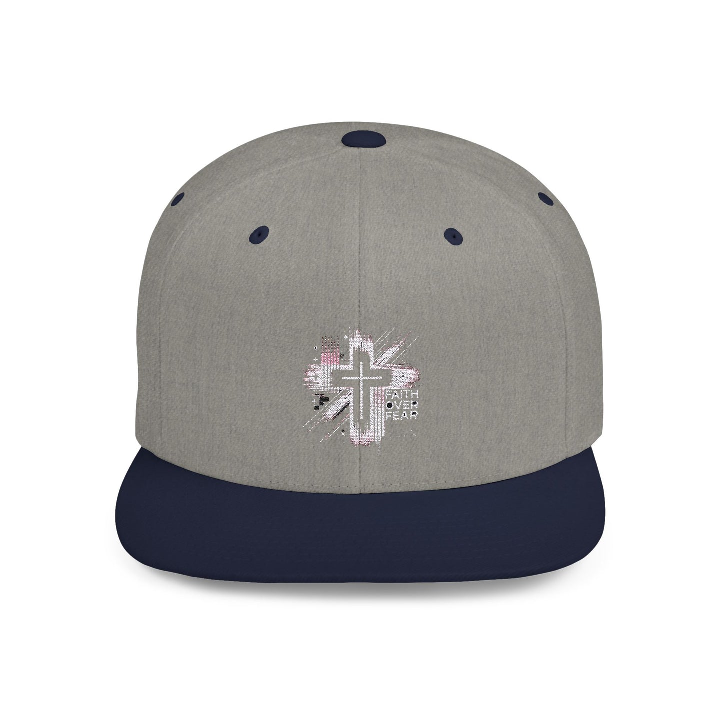 Faith Over Fear Flat Bill Snapback Cap